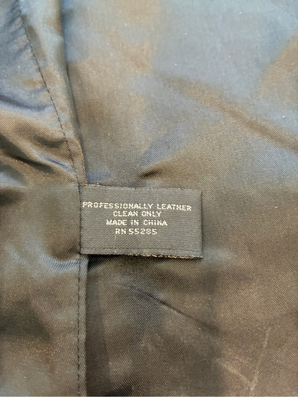 Express Vintage Black Leather Blazer Jacket - Picture 7 of 14